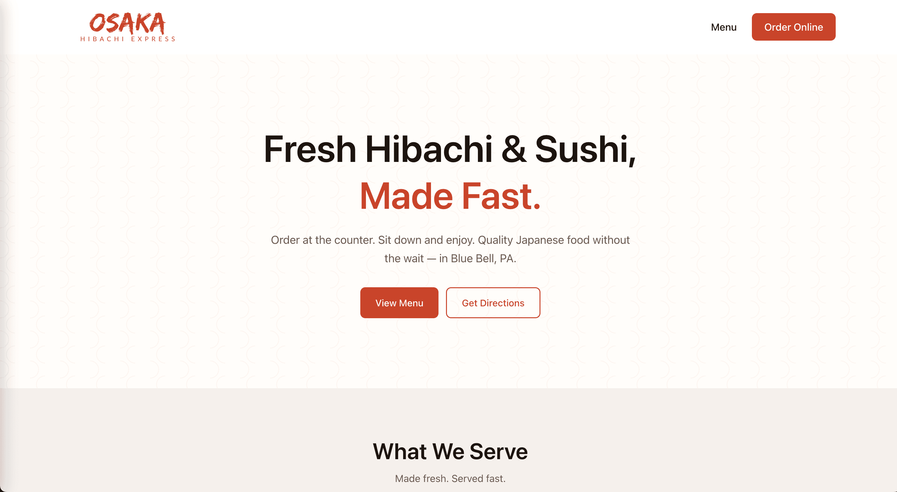 Osaka Hibachi Express